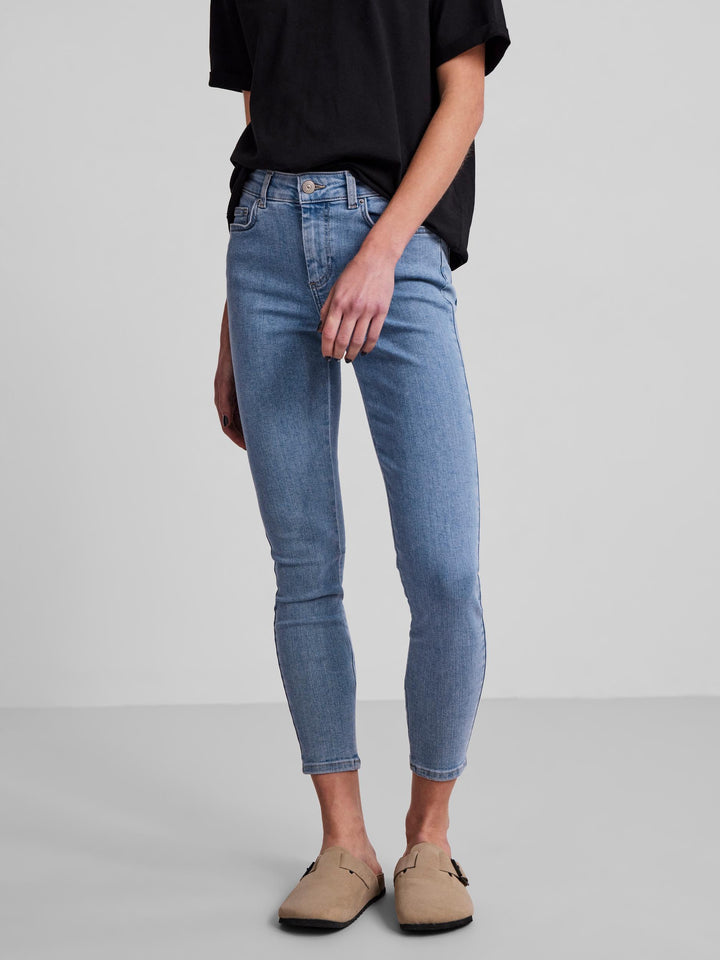 Pcdelly MW Skinny Fit Jeans