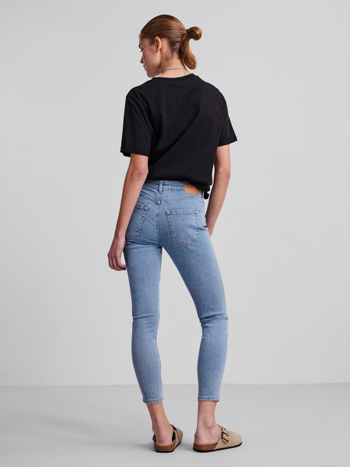 Pcdelly MW Skinny Fit Jeans