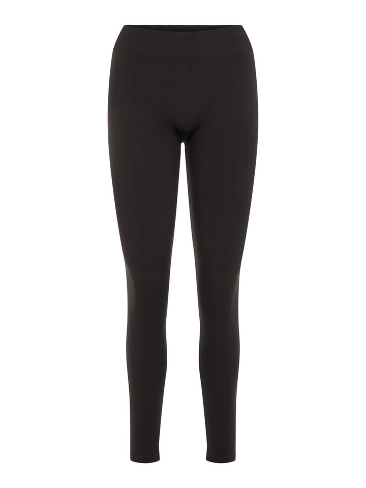 Ensfarvede Leggings