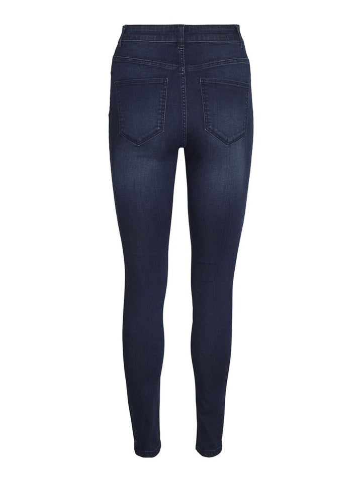 NMCALLIE HIGH WAISTED ZIP SKINNY FIT JEANS