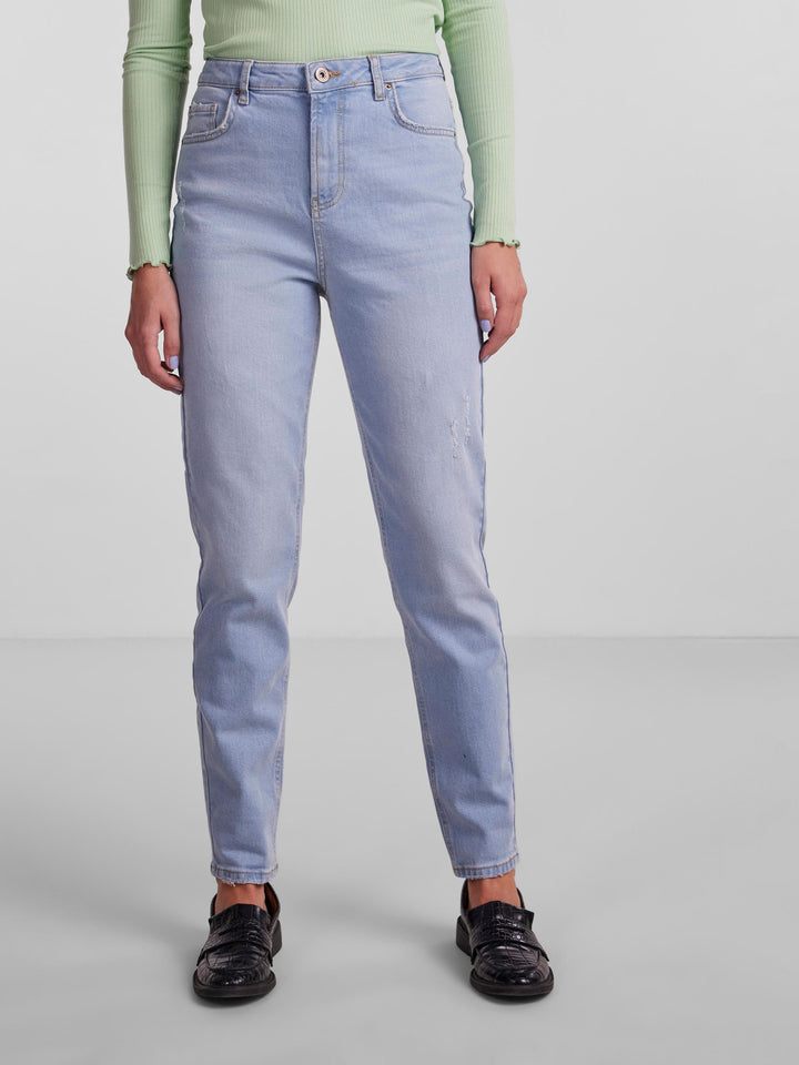 Pcleah High Waist MOM Jeans