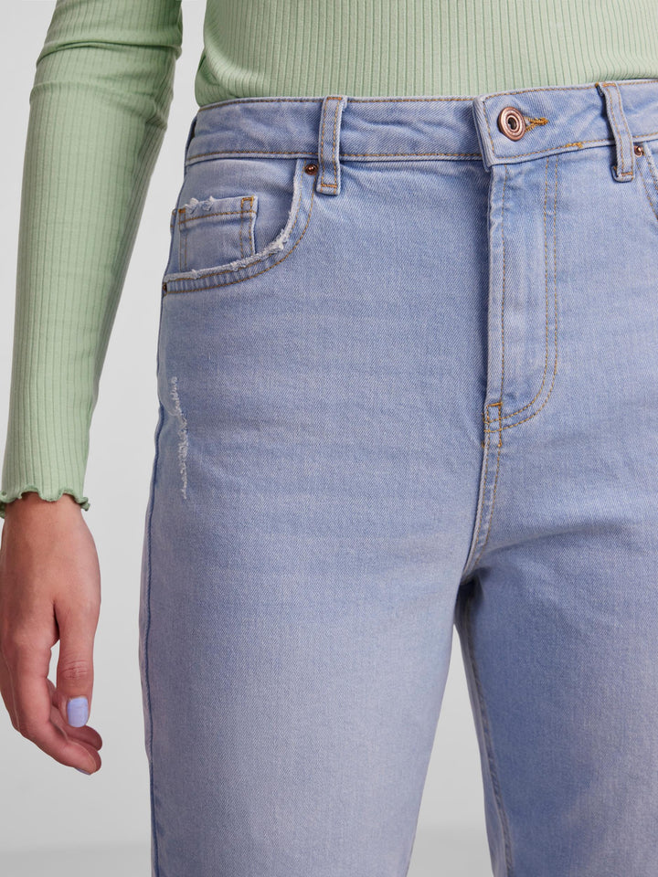 Pcleah High Waist MOM Jeans